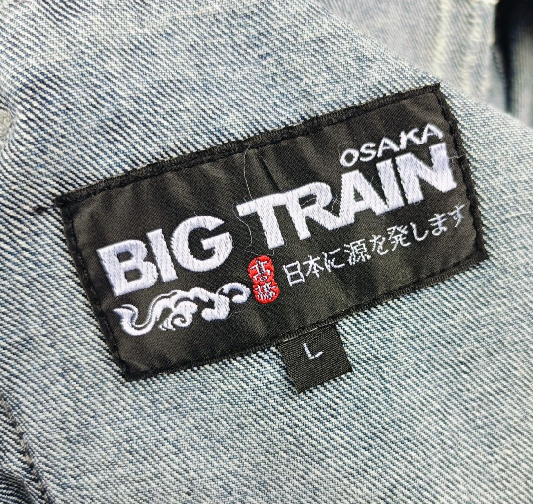 Big Train Distressed Denim Jacket (Authentic) (Category: Coats, Jackets and Outerwear) located in Cebu City. Submitted by renzecamingay (Listing ID 1470238072, Image 3). Description: Big Train Distressed Denim Jacket Excellent Condition Large on Tag Width 20 Length 25.5 1500 Plus ship Only Thank you and GOD bless ☺️.
