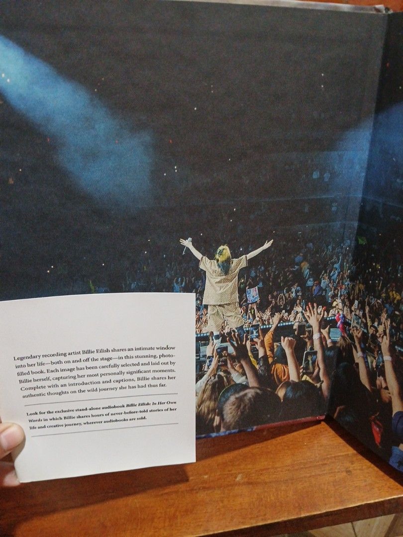 Billie eiliah photo album (Category: Magazines) located in Manila. Submitted by glvmsh (Listing ID 1470148449, Image 3). Description: Behind the Book: An Inside Look at Billie Eilish This isn't your standard celebrity photo book—it is a raw, unfiltered time capsule curated completely by Billie Eilish herself. 📸 Before she was a record-breaking, multi-Grammy-winning global icon, Billie was just a kid growing up in Los Angeles with a massive passi