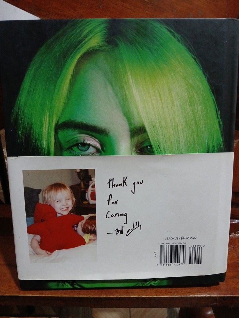 Billie eiliah photo album (Category: Magazines) located in Manila. Submitted by glvmsh (Listing ID 1470148449, Image 2). Description: Behind the Book: An Inside Look at Billie Eilish This isn't your standard celebrity photo book—it is a raw, unfiltered time capsule curated completely by Billie Eilish herself. 📸 Before she was a record-breaking, multi-Grammy-winning global icon, Billie was just a kid growing up in Los Angeles with a massive passi