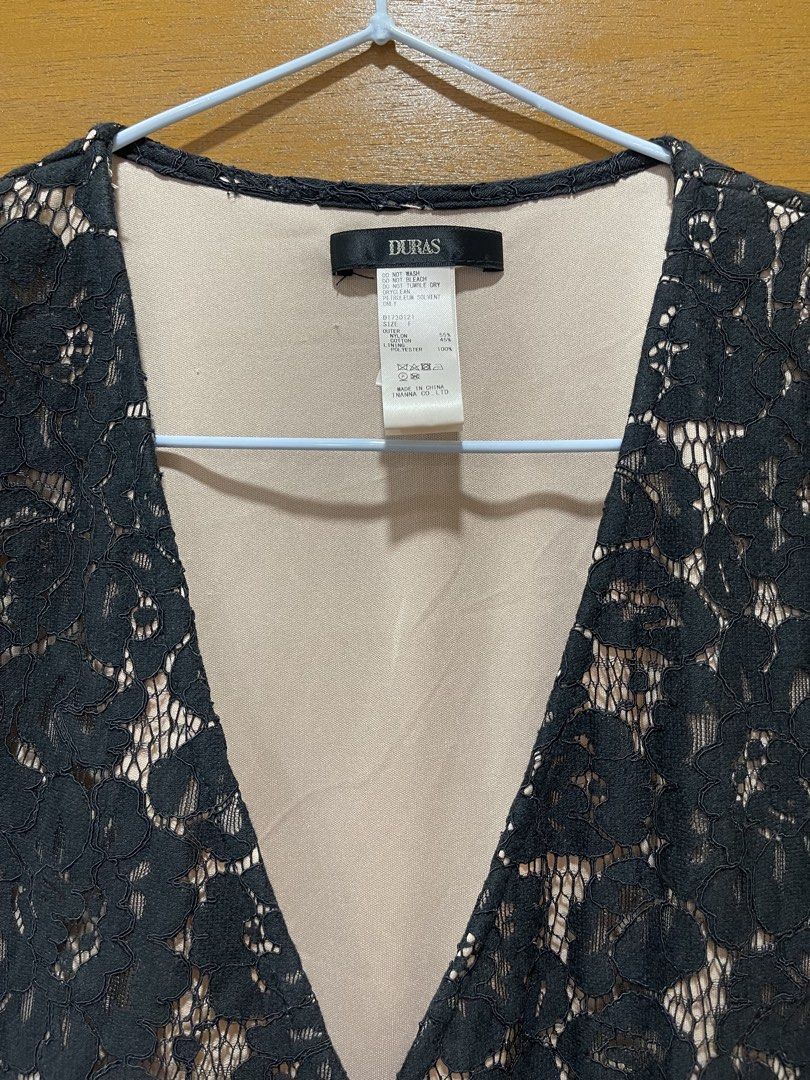 Black Lace Romper (Category: Rompers) located in Baguio. Submitted by pawsome_closet (Listing ID 1470248847, Image 3). Description: Small - medium.