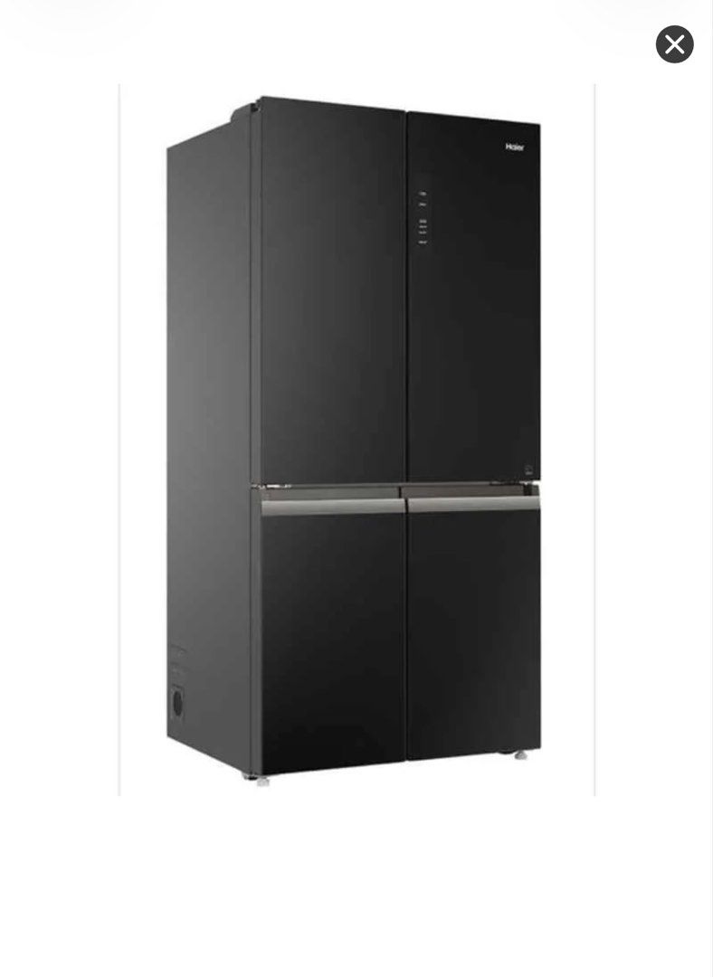 Black Multi-Door Refrigerator with Freezer Drawers (Category: Refrigerators and Freezers) located in Angeles City. Submitted by dingdhang (Listing ID 1470268297, Image 1). Description: 🖤 FOR SALE: HAIER BLACK GLASS REFRIGERATOR 🖤 ✨ Brand: Haier ✨ Model: HRF-820BG ✨ Color: Black Glass ✨ Capacity: 820L gross capacity / 585L net capacity ✨ Design: 4-Door French Door Refrigerator ✨ Original UAE Price: AED 5,699 Product Description: Upgrade your kit