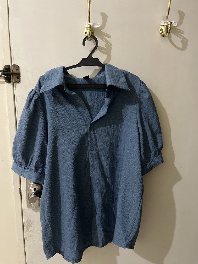 Blouse Blue (Category: Blouses) located in Caloocan City. Submitted by jhamdvilla82434 (Listing ID 1470249705, Image 2). Description: .