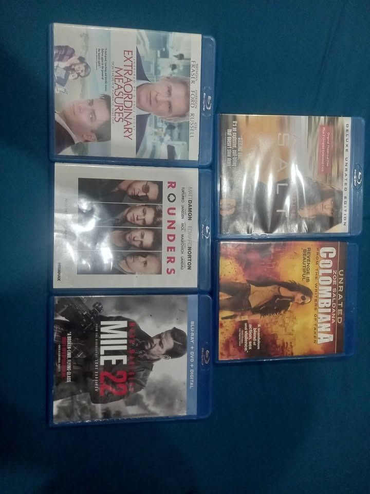 Blu ray and dvd movies (Category: CDs & DVDs) located in Bacolod City. Submitted by akstrong (Listing ID 1470167983, Image 3). Description: Blurays 250 each except sa huntsman part 1 and 2 300 set part 2 no cover, san andreas 150 Deja vu 200 All blurays no dvd Dvd's 100 each Minimum 2pcs per transac Payment first gcash MOD J&T LBC .