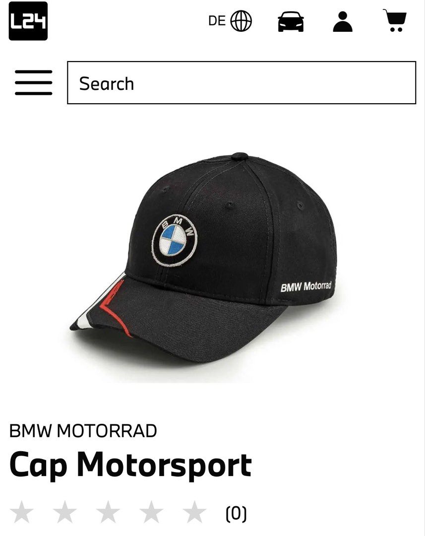 BMW Motorsport Cap (Category: Caps & Hats) located in Kabankalan. Submitted by secondhandgemsz (Listing ID 1470142857, Image 2). Description: Like new No flaws One size fits all.