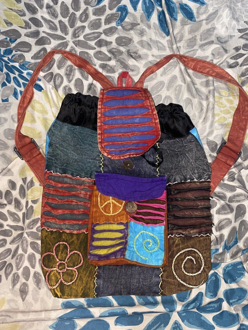 bohemian patchwork hippie backpack (Category: Backpacks) located in Cagayan de Oro. Submitted by kent.do.thrift (Listing ID 1470295330, Image 1). Description: .