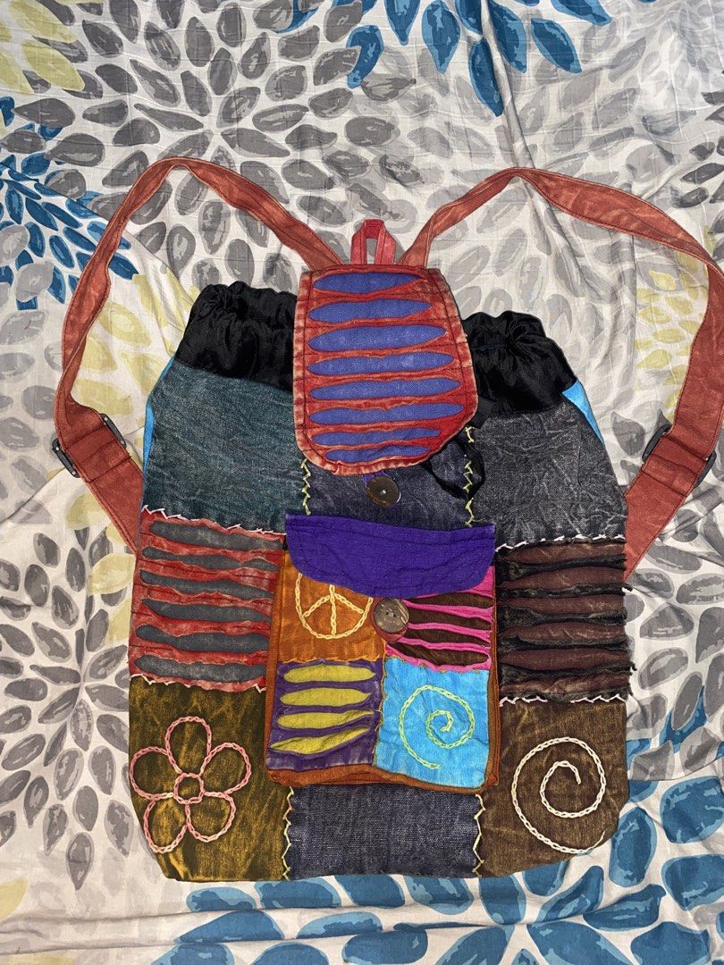 bohemian patchwork hippie backpack (Category: Backpacks) located in Cagayan de Oro. Submitted by kent.do.thrift (Listing ID 1470295330, Image 2). Description: .