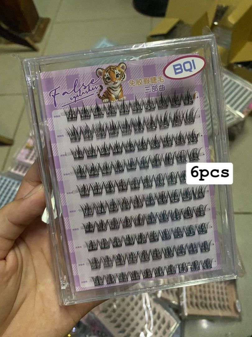 BQI Glue-Free False Eyelashes Cluster Individual Lashes (Category: Makeup) located in Manila. Submitted by rlndhenise (Listing ID 1470228107, Image 3). Description: CLUSTER LASHES WITH TWEEZERS ‼️‼️ 75 EACH RETAIL 70 each min 10 (yes choosing) 65 each min 10 (assorted/NO CHOOSING) 60 each min 20 (yes choosing) 55 each min 20 (assorted/NO CHOOSING) Every day ship via JNT/LALAMOVE Location: Pinagbuhatan Pasig City | Muzon Taytay Rizal.