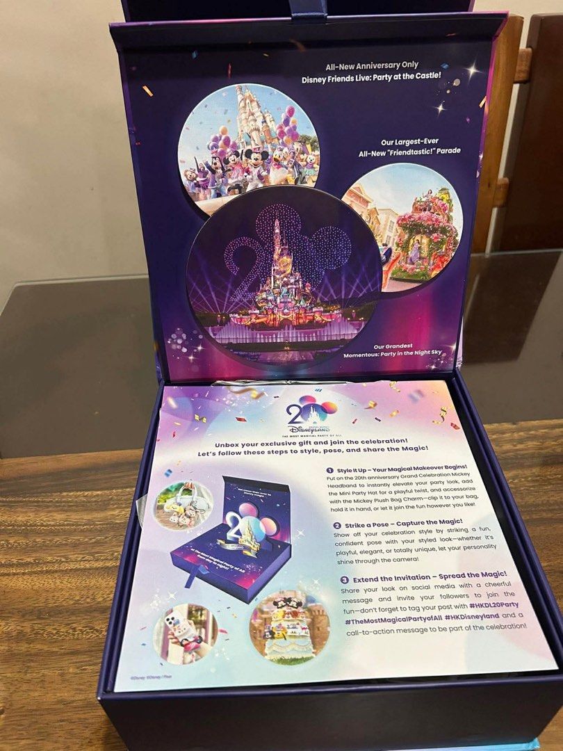 [Brand New] Official Hong Kong Disneyland 20th Anniversary Celebration ...