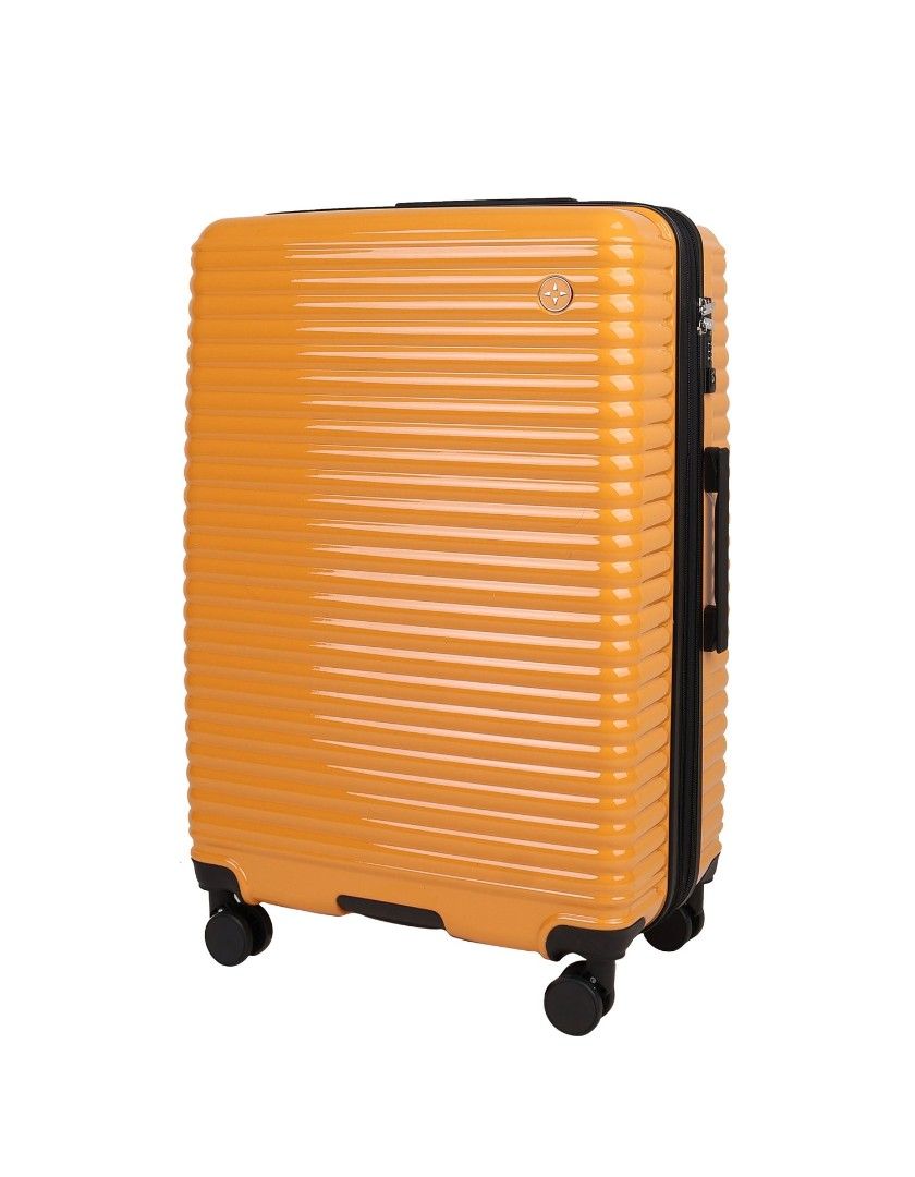 World Traveller Luggage Large Used (Category: Luggage) located in Pasig City. Submitted by aisreyes (Listing ID 1470266102, Image 1). Description: Used 2x World Traveller Bretagne Large Orange/Golden Honey Hard Case Luggage Expandable - 360° Twin wheels - TSA approved combination lock - Security Zippers - Double Compression Straps with Mesh and Pocketed Dividers - Push Button Aluminium Trolley - Top & Bottom Handles - 5yr Warranty BODY SIZE (L) 4