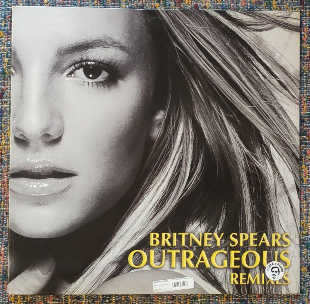 Britney Spears - Outrageous (Remixes) 12" Vinyl Record (Category: Vinyls) located in Quezon City. Submitted by plaka.o.plomo (Listing ID 1470226377, Image 1). Description: Artist(s) : Britney Spears Song(s) : Outrageous (Remixes) Year : 2004 Media : VG+ Color : Black Sleeve : VG+ No. : 1x Vinyl Size : 12" RPM : 33 Country : US Catalog No. : JDAB-63276-1 Tracklist : - Side A 1. Murk Space Miami Mix 6:48 2. R. Kelly Remix 3:24 3. Junkie XL's Danceh
