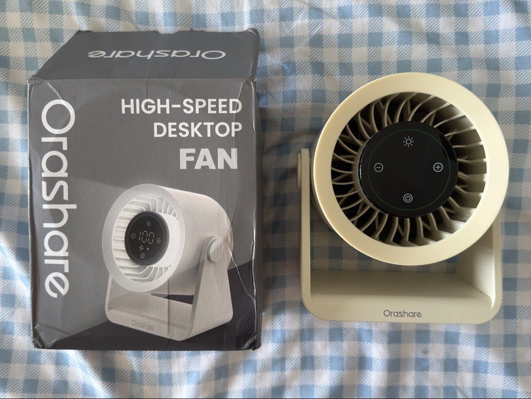 BROKEN Orashare High-Speed Desktop Fan (Category: Fans) located in Quezon City. Submitted by _aceys (Listing ID 1470196770, Image 1). Description: REASON FOR GIVEAWAY: Hindi na po gumagana. Baka po maipaayos niyo..