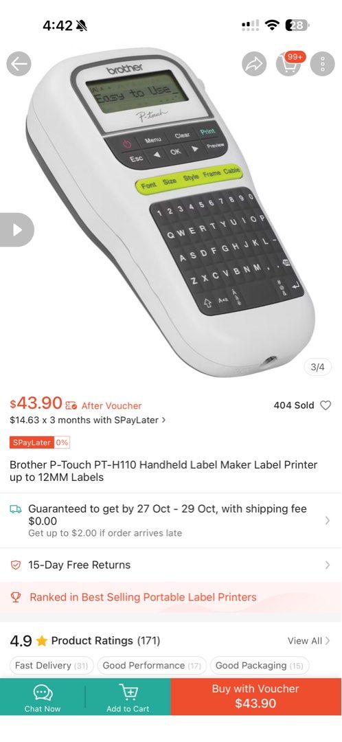 Brother Label Printer, Computers & Tech, Printers, Scanners & Copiers ...