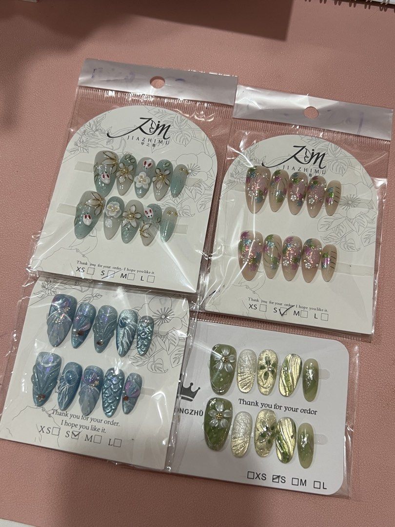 [BUNDLE] Jia Zhi Mu Panggongzhu Nude Floral Blue Mermaid Pale Turquoise ...