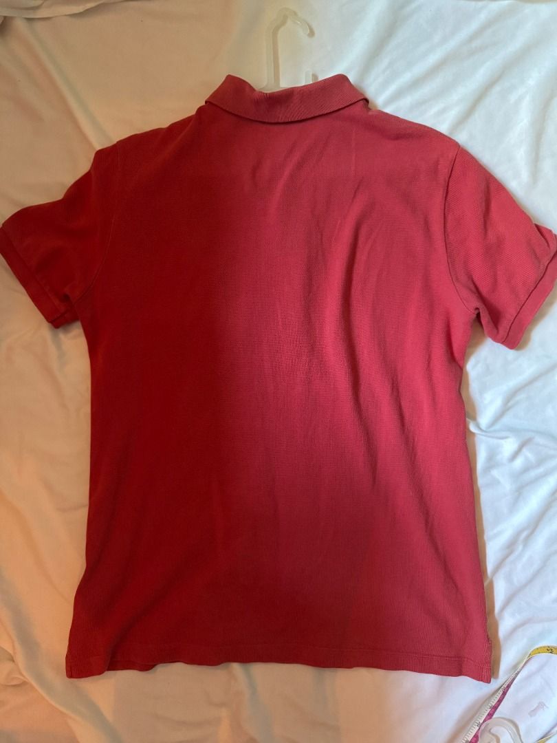 Burberry Brit Red Polo Shirt Size M (Category: Tshirts & Polo Shirts ) located in Cebu City. Submitted by _t.rix (Listing ID 1470175391, Image 1). Description: - Brand: Burberry Brit - Color: Red - Size: Medium (true to size) - Material: 100% cotton (super soft and breathable) - Details: Classic collar, two-button placket, subtle embroidered knight logo on chest - Origin: Made in Turkey - Condition: Clean inside and out, labels fully intact.
