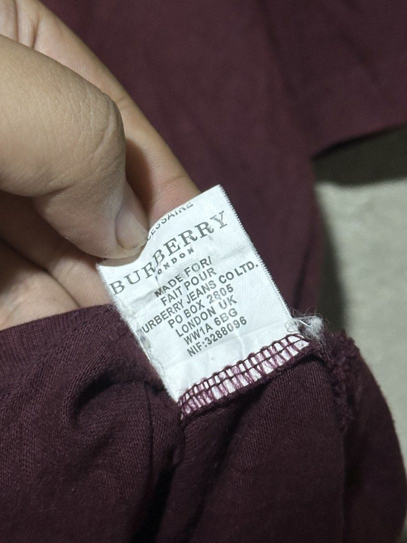 Burberry Nova Check plaid pattern (Category: Tshirts & Polo Shirts ) located in Ozamiz City. Submitted by quick_done_deals (Listing ID 1470191728, Image 3). Description: 🛒 ** Burb🫐 Nova Check plaid pattern** 💯 Excellent Condition 📐 Dimes: L28xW22 (M) 🔍 Issue: None 🎨 Color Rate: 9.5 / 10.