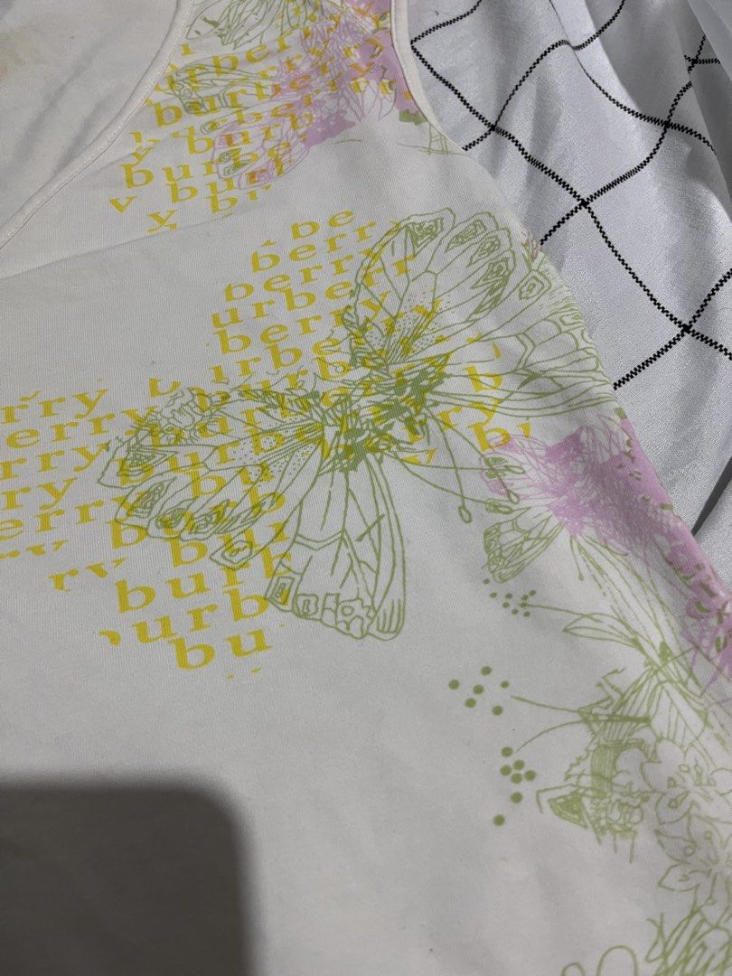 Burberry Red Label y2k tops (Category: Blouses) located in Davao. Submitted by rel18 (Listing ID 1470295461, Image 3). Description: Vintage Burberry Red Label Orig Good condition Med - Large Fits .