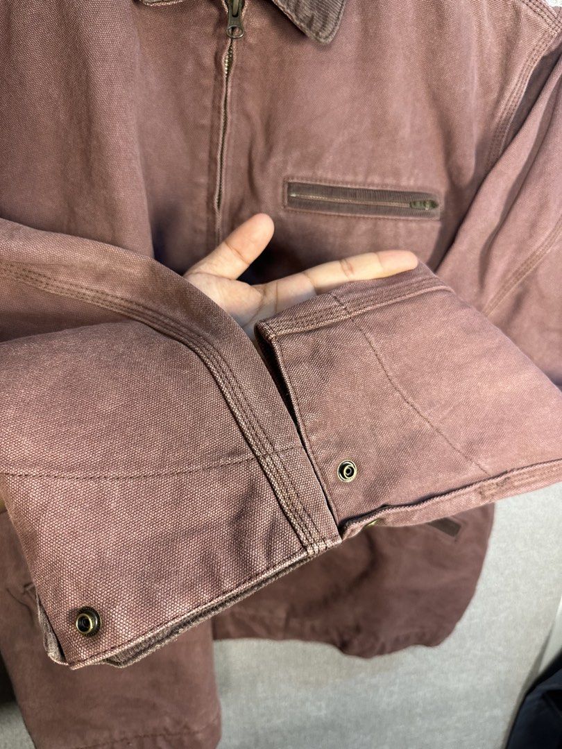 BUTT BILL WORK WEAR JACKET (Category: Coats, Jackets and Outerwear) located in Rizal. Submitted by jamesthrift (Listing ID 1470160090, Image 3). Description: BUTT BILL WORK WEAR JACKET ( CARHARTT VIBE) Size : M on tag fit to L Dimes: -width 24 -length 27.5 Condition: Good Color Rate: 8.5 Issue: none 🏷️749+sf.