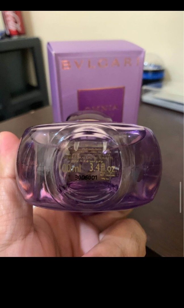 Bvlgari Amethyst (Category: Fragrance & Deodorants) located in Manila. Submitted by precy.gracr (Listing ID 1470312659, Image 3). Description: guaranteed authentic almost full juice level.