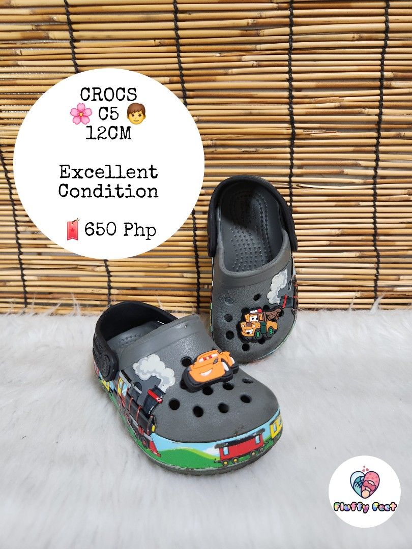C5- Preloved Original Crocs for kids (Category: Babies & Kids Fashion) located in Navotas City. Submitted by FluffyFeet (Listing ID 1470271754, Image 1). Description: NEW ARRIVAL❗️ This is a PRELOVED ORIGINAL CROCS FOR KIDS‼️ Please managed your expectations ❤️ 📌 Strictly MINE NOW, PAY NOW ONLY❗️ (Unless suki na po na maayos kausap at iwas cancellation) 📌 You may ask for other photos before placing order/s STRICTLY NO RETURN, NO EXCHANGE UNLESS