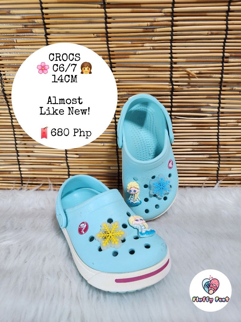 C6/7- Preloved Original Crocs for kids (Category: Babies & Kids Fashion) located in Navotas City. Submitted by FluffyFeet (Listing ID 1470243867, Image 1). Description: NEW ARRIVAL❗️ This is a PRELOVED ORIGINAL CROCS FOR KIDS‼️ Please managed your expectations ❤️ 📌 Strictly MINE NOW, PAY NOW ONLY❗️ (Unless suki na po na maayos kausap at iwas cancellation) 📌 You may ask for other photos before placing order/s STRICTLY NO RETURN, NO EXCHANGE UNLE