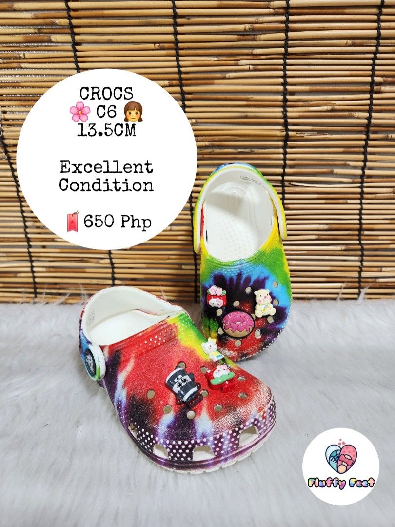C6- Preloved Original Crocs for kids (Category: Babies & Kids Fashion) located in Navotas City. Submitted by FluffyFeet (Listing ID 1470248697, Image 1). Description: NEW ARRIVAL❗️ This is a PRELOVED ORIGINAL CROCS FOR KIDS‼️ Please managed your expectations ❤️ 📌 Strictly MINE NOW, PAY NOW ONLY❗️ (Unless suki na po na maayos kausap at iwas cancellation) 📌 You may ask for other photos before placing order/s STRICTLY NO RETURN, NO EXCHANGE UNLESS