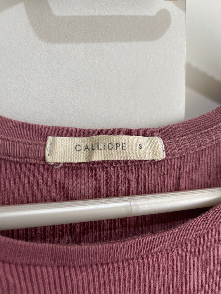 Calliope Blush Pink Ruffle Top (Category: Shirts) located in Makati City. Submitted by eatedthemoon (Listing ID 1470169610, Image 2). Description: • S on tag rfs: decluttering.