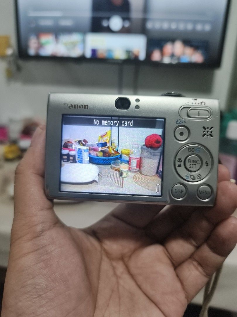 Canon Digital IXUS 85 IS 10.0 Megapixels (Category: Cameras) located in Manila. Submitted by jenmelvin001795 (Listing ID 1470300478, Image 3). Description: 👉 no issue bilhan nyu lng sd card ✅10 megapixel ✅flash ✅zoom in / out ✅view finder inclusion ✅hard pouch ✅strap ✅battery.