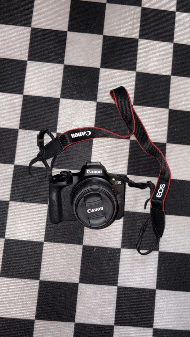Canon EOS R50 (Category: Cameras) located in Sorsogon. Submitted by withthecloud (Listing ID 1470289365, Image 1). Description: Price is negotiable if sure buyer.