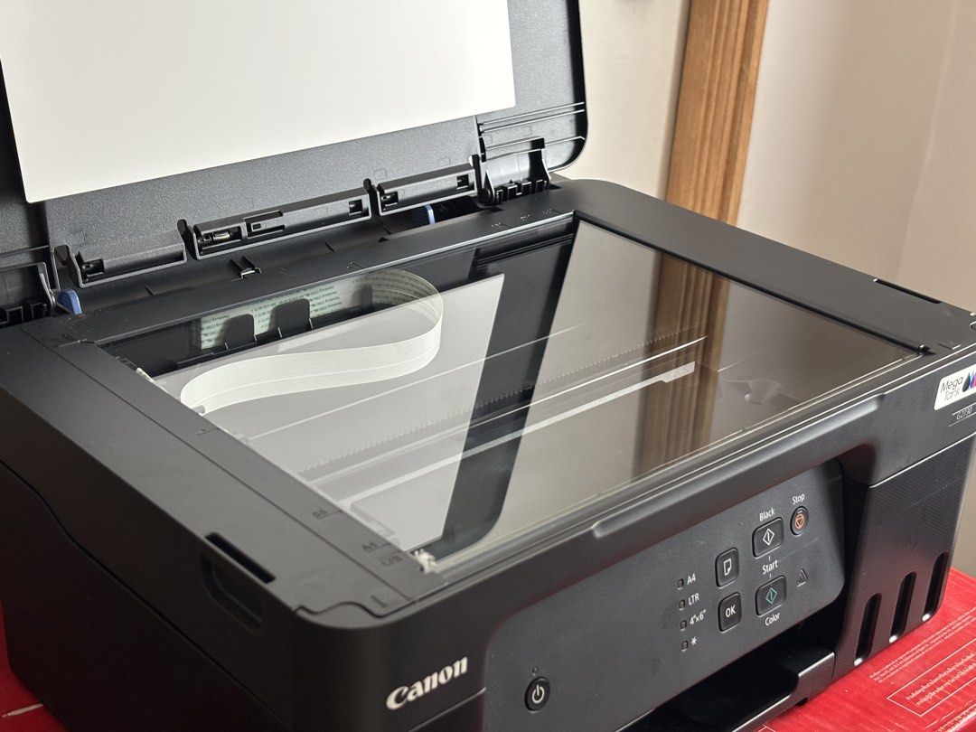 Canon Printer Scanner Copy PIXMA G2730 Ink Efficient with Box (Category: Printers, Scanners & Copiers) located in Pasig City. Submitted by tinymommy_ (Listing ID 1470202481, Image 3). Description: 📍Pasig Greenpark Village •Model: Canon PIXMA G2730 All-in-One Printer (Print, Copy, Scan) •Pristine condition: No issues, trays and scanner glass are clean and fully functional •Original retail box included.