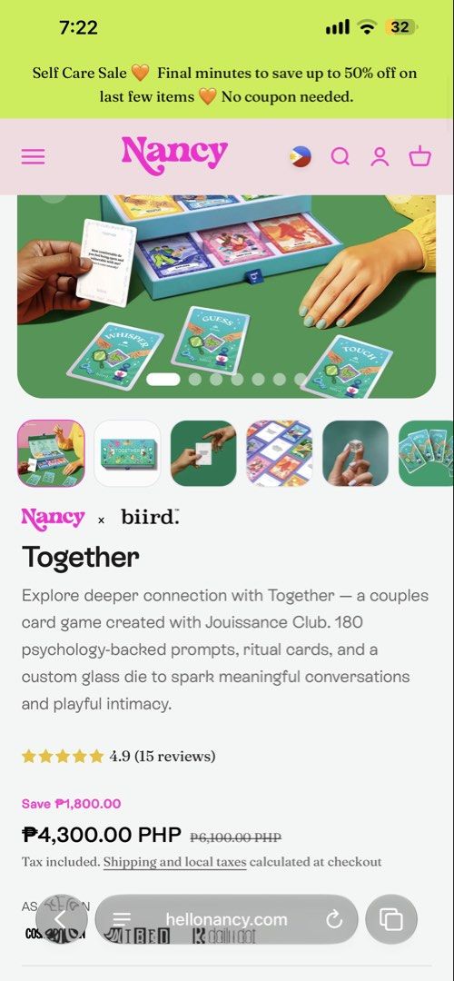 Card Game for Couples (Category: Card Packs) located in Bacoor. Submitted by momofkas2 (Listing ID 1470192888, Image 2). Description: .