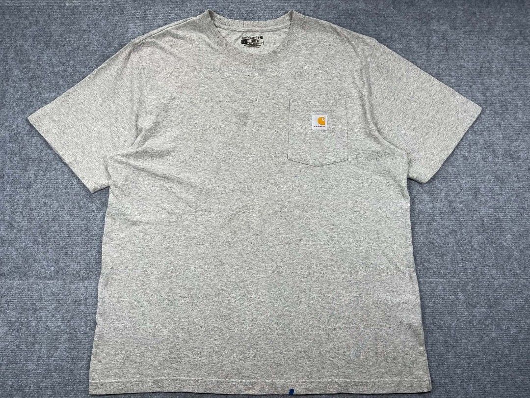 Carhartt Pocket T-Short (Category: Tshirts & Polo Shirts ) located in Tayabas. Submitted by renew.revibe (Listing ID 1470212470, Image 1). Description: Carhartt Pocket T-Shirt Very Good Condition Stain / tiny pinholes Large (25x31) 400 +SF.
