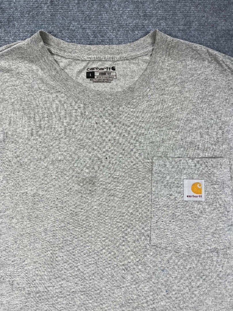 Carhartt Pocket T-Short (Category: Tshirts & Polo Shirts ) located in Tayabas. Submitted by renew.revibe (Listing ID 1470212470, Image 2). Description: Carhartt Pocket T-Shirt Very Good Condition Stain / tiny pinholes Large (25x31) 400 +SF.