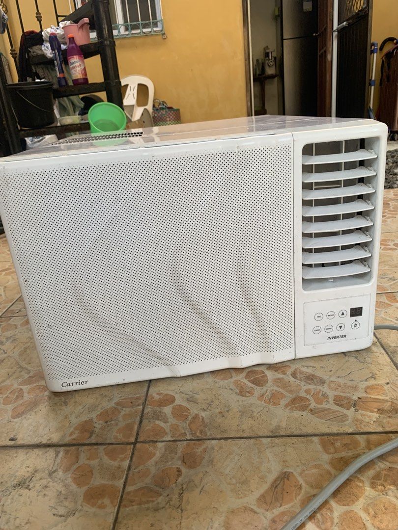 Carrier Window Type Inverter Air Conditioner (Category: Air Conditioning and Heating) located in Malolos. Submitted by ronc22 (Listing ID 1470277002, Image 2). Description: - CARRIER 1HP Inverter Window Type - Like New (No Remote) -For Sale: Carrier 1.0HP Inverter Window Type Aircon -Model: WCARJ009EEV Details: ✔ 1.0 HP - Inverter - Super tipid ✔ Used less than 1 year lang, na-stock na lang sa bahay ✔ No issue, no repair, no leak - lamig parang b