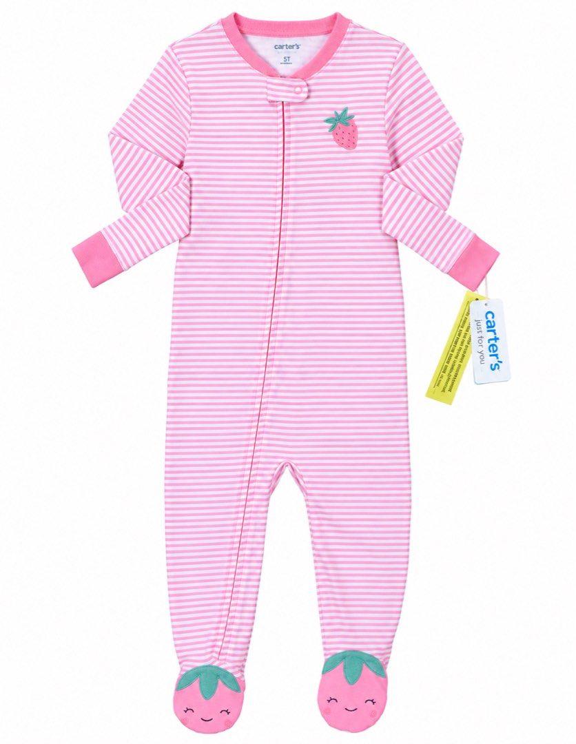 Carters Strawberry Frogsuit (Category: Babies & Kids Fashion) located in Manila. Submitted by handmedownsbymamaandisla (Listing ID 1470283814, Image 1). Description: .