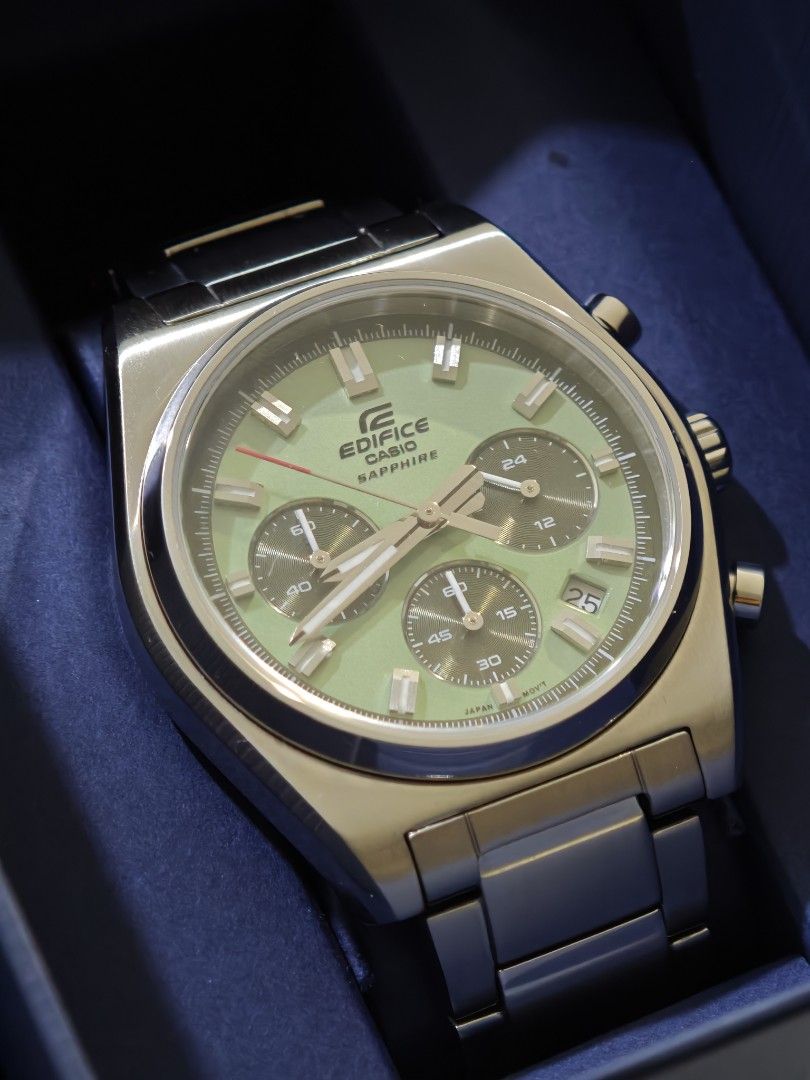 Casio Edifice EFB-730D-3AVUDF Sapphire Crystal Chronograph Watch, Men's ...