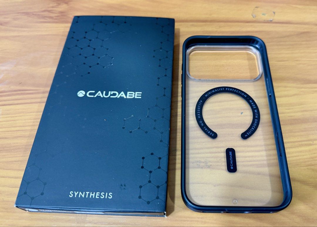 Caudabe Synthesis Case for iPhone 17 Pro Max (Category: Cases & Sleeves) located in Pasay City. Submitted by mikerosoft36 (Listing ID 1470165462, Image 2). Description: Caudabe Synthesis Case for iPhone 17 Pro Max Color: Frost Used a few times only RFS: Declutterring Pasay / Makati Area.