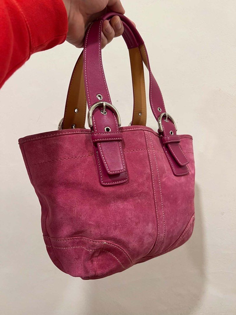 Cch pink suede (Category: Luxury Bags & Wallets) located in San Pedro. Submitted by musevibe.ph (Listing ID 1470206132, Image 2). Description: Can give lp until 5,000 for sure buyer..