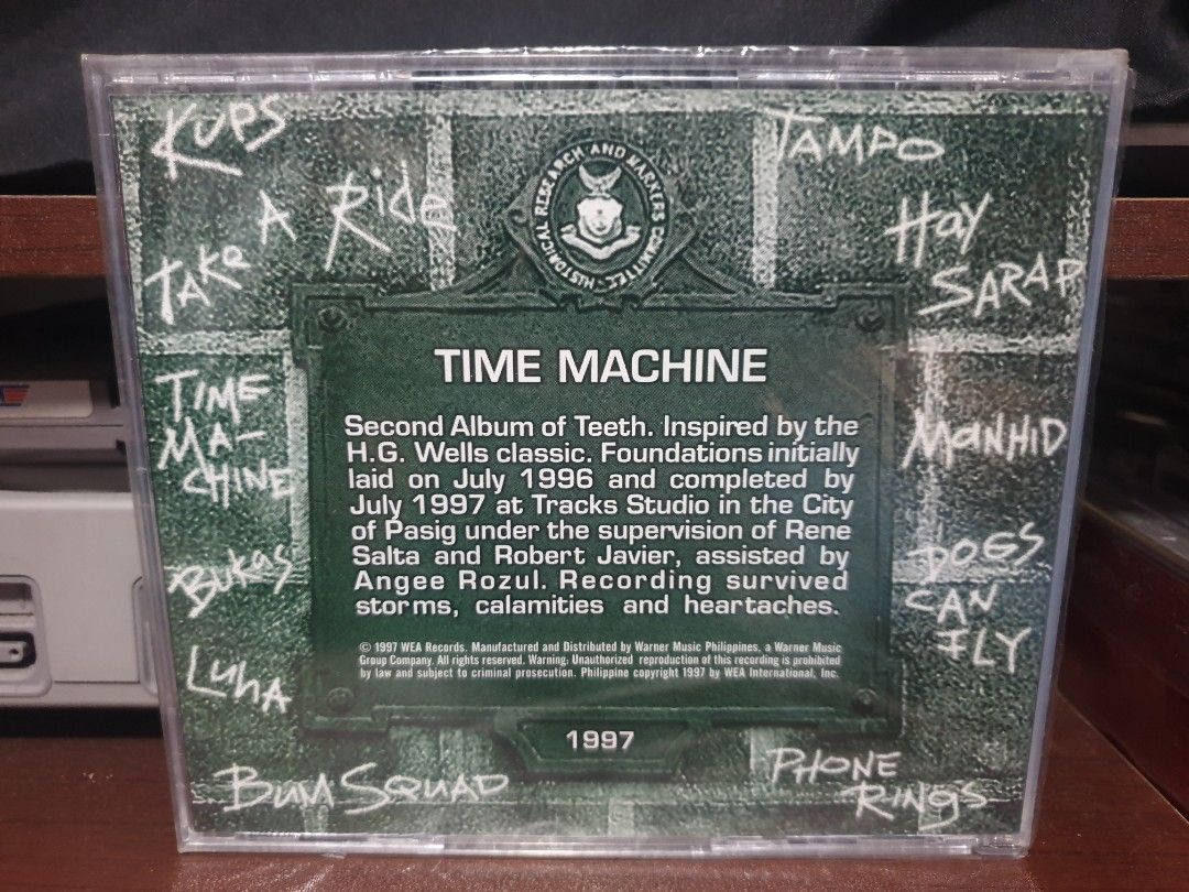 CD TEETH - time machine opm alternative pinoy rock (Category: CDs & DVDs) located in Makati City. Submitted by KaTiToYs (Listing ID 1470319807, Image 2). Description: teeth - time machine sealed meet ups: Makati / BGC / Ortigas... Metro Manila / nearby provinces buyers - pick up via: lalamove / grab... Provincial buyers - ship via: lbc / jrs / jnt... MOP: Gcash ❌❌❌NO COD / COP❌❌❌ eraserheads siakol sugar hiccup teeth introvoys the youth color it 
