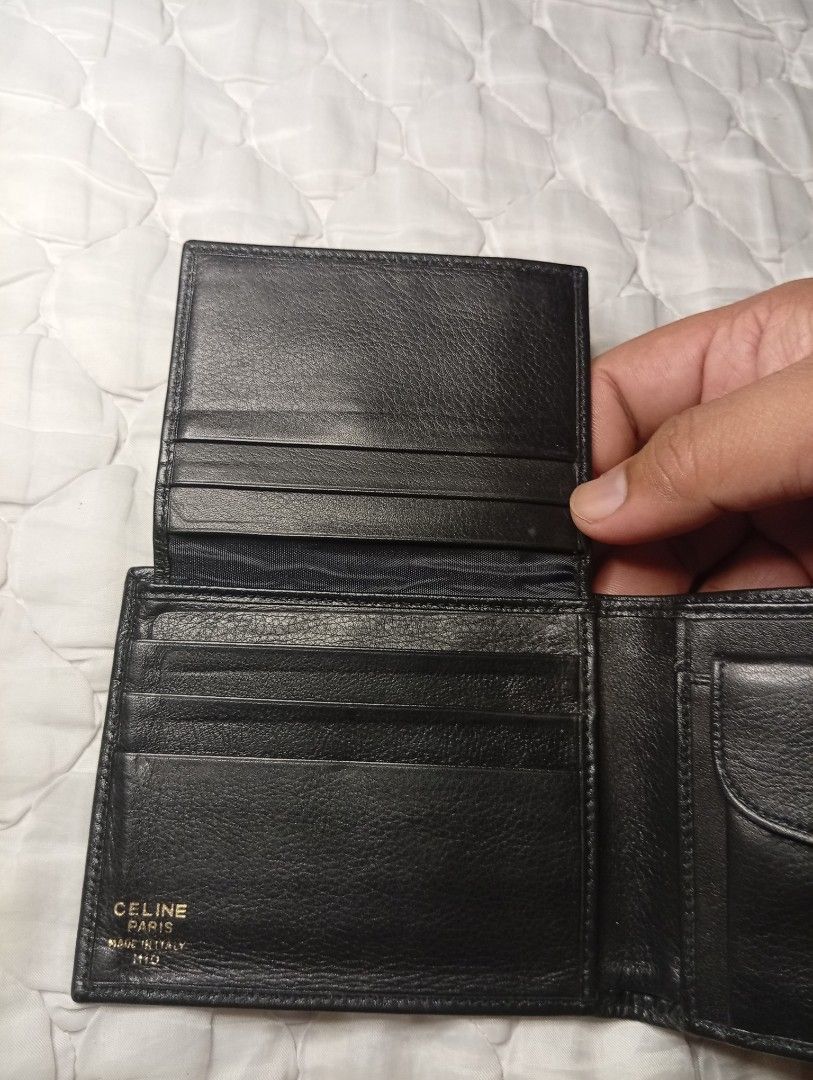 Celine Black Bi-fold Wallet (Category: Wallets & Card holders) located in Cabadbaran. Submitted by lagiuminomtubig1 (Listing ID 1470147740, Image 2). Description: as new.