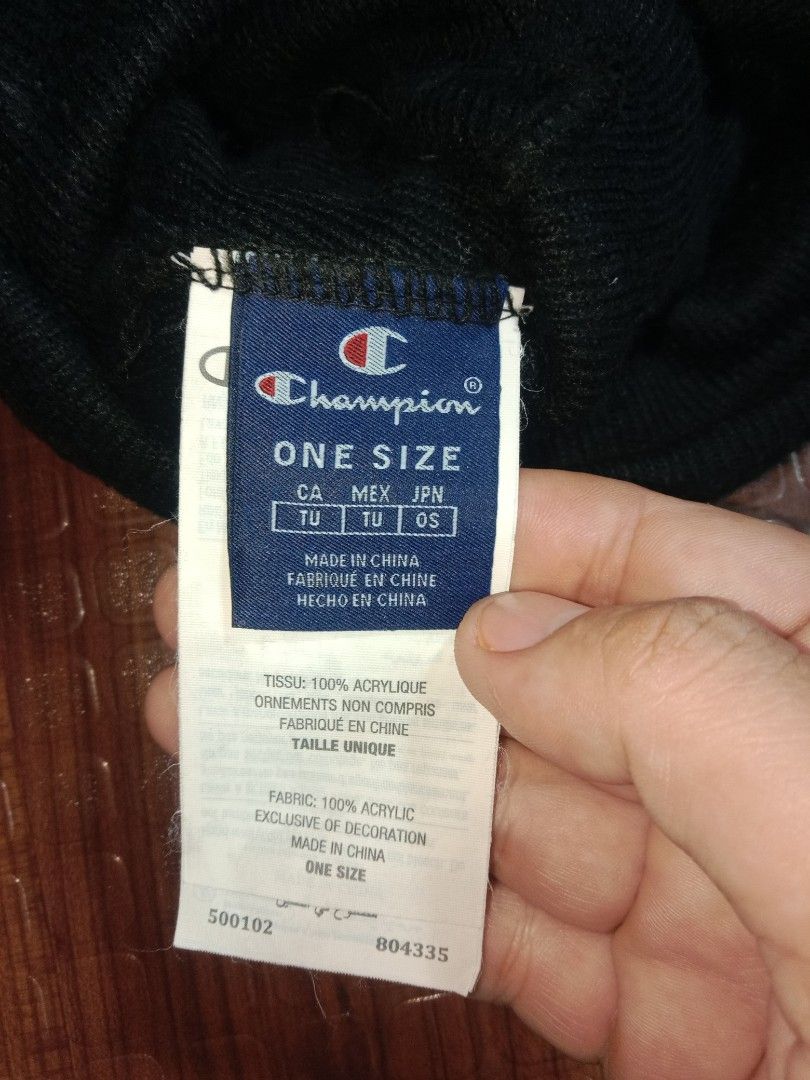 Champion Beanies (Category: Beanies) located in Dumaguete. Submitted by pete_villalon (Listing ID 1470216141, Image 3). Description: one size fits all color rate 9.7/10.