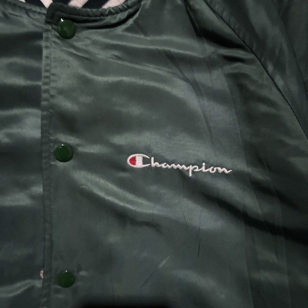 CHAMPION BOMBER JACKET (Category: Coats, Jackets and Outerwear) located in Taytay. Submitted by dwinsapparel (Listing ID 1470252728, Image 2). Description: CHAMPION BOMBER JACKET W-22 L- 27.5 EXCELLENT CONDITION NEED WASH CUT WASH TAGS.