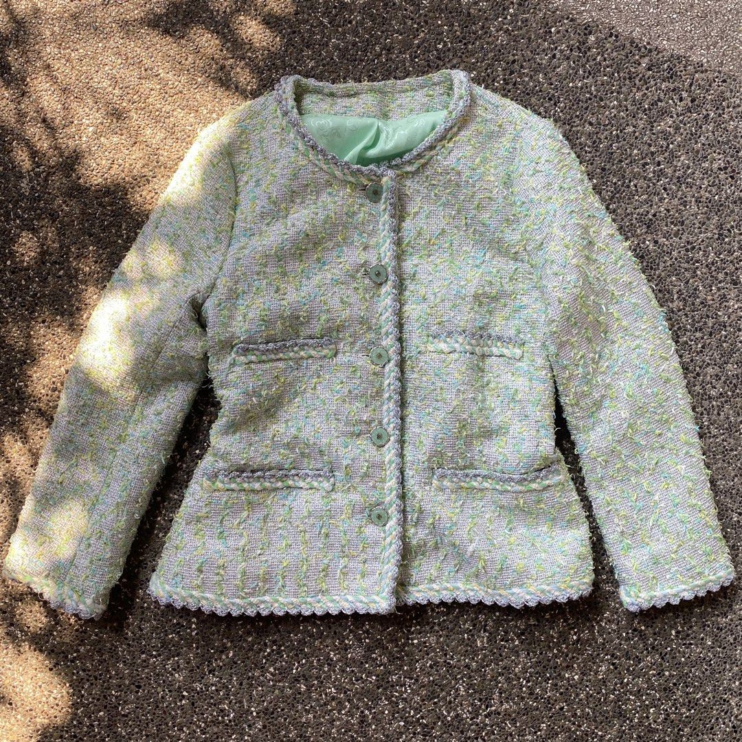 💫Chanel Tweed Multicolor Tweed Jacket (Category: Others Tops) located in Manila. Submitted by yourdaily_obsessions (Listing ID 1470272272, Image 1). Description: Item: Chanel •Size 36 on tag, S-M •Measurements Shoulder: 15” Bust: 32-36 Width: 17” Length: 22.5” •Bright color lakas makaputi.🥹🤍 - Notes before making an offer❗️ •Photos are provided for self authentication. •Bogus/irresponsible buyer auto blocked •Check details first, to see minima