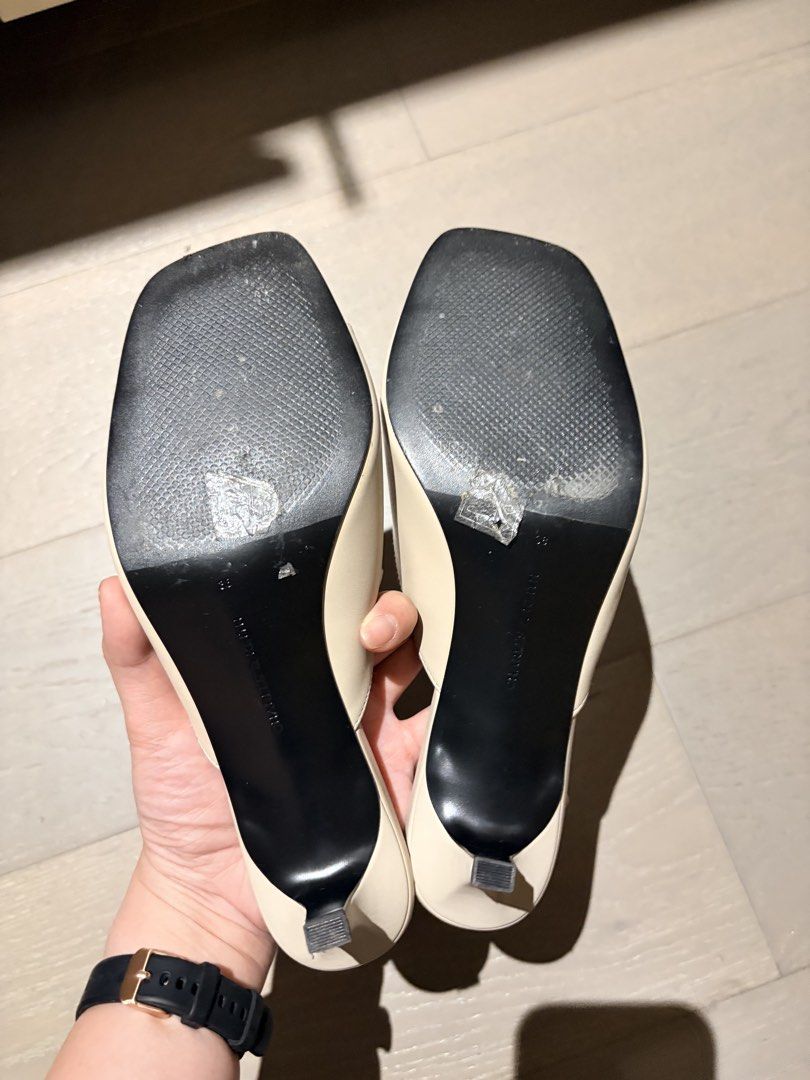 Charles & Keith Heeled Mules Size 38 (Category: Heels) located in Makati City. Submitted by decluttering_28 (Listing ID 1470262666, Image 2). Description: Used once.