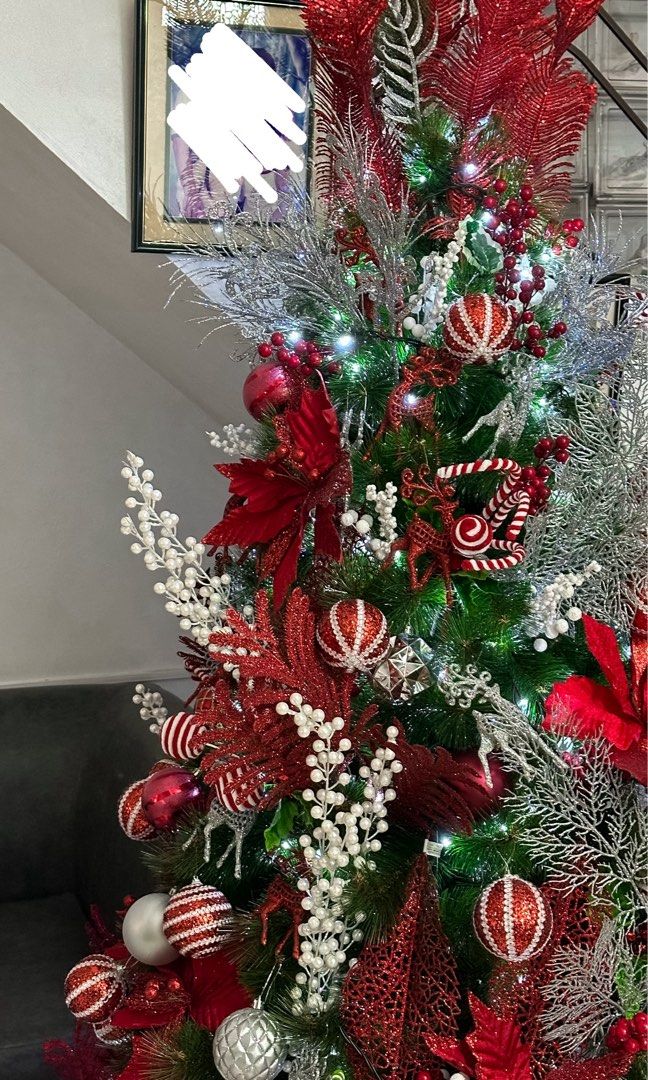 CHRISTMAS TREE 6FT (Category: Other Home Decor) located in Marilao. Submitted by deserve101 (Listing ID 1470169835, Image 2). Description: • used once only • artificial pine tree style • bought from SM for ₱3K •decoration not included .