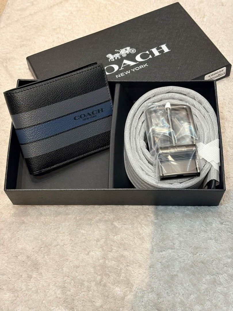 Coach Mens Wallet with Belt (Category: Wallets & Card Holders) located in Quezon City. Submitted by bagsboutiqueph (Listing ID 1470142815, Image 2). Description: LAST PRICE POSTED. LIMITED STOCKS! BRANDNEW WITH INCLUSIONS. COLOR MAY SLIGHTLY VARY IN ACTUAL DUE TO LIGHTING AND CAMERA SETTING. OTHER PHOTOS WILL BE SEND DURING PURCHASE AND FOR SURE BUYERS ONLY. WHEN IN DOUBT, DO NOT ORDER. THANK YOU..