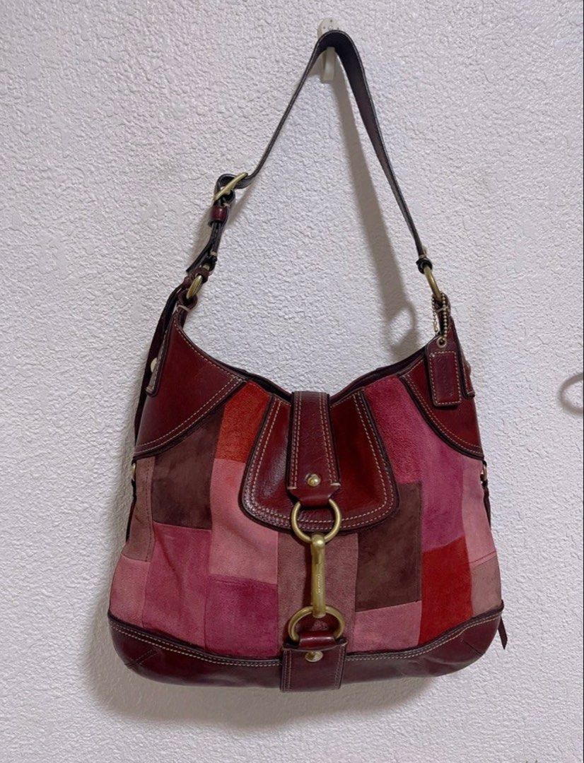 Coach Rare Large Mosaic Hampton Patchwork (Category: Shoulder Bags) located in Manila. Submitted by skyevault.ph (Listing ID 1470345118, Image 1). Description: already professionally cleaned.