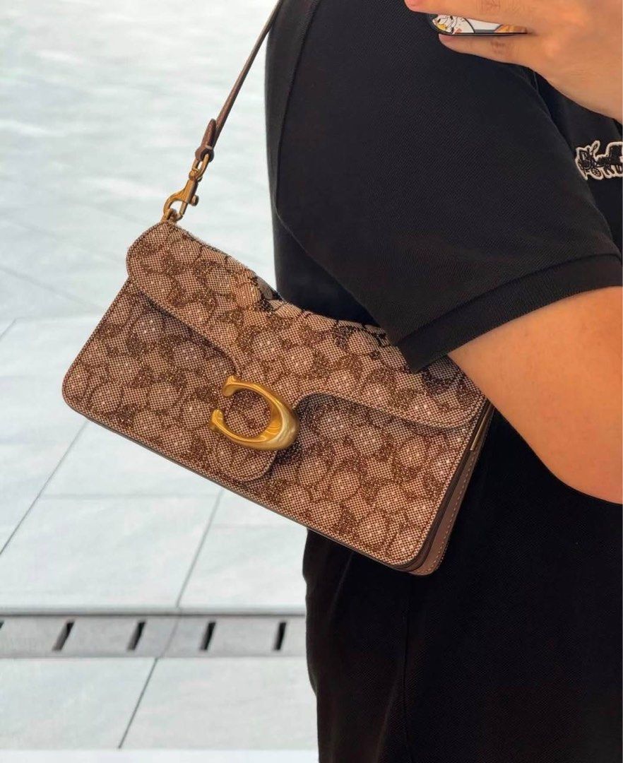 Coach Tabby 26 & 20 Crystal Shoulder Bag (Category: Luxury Bags & Wallets) located in Valenzuela. Submitted by megansoch (Listing ID 1470164118, Image 3). Description: BEST SELLER‼️ Coach Tabby Shoulder Bag in Crystal Signature Jacquard ✨ 26cm - ₱3,449 20cm - ₱3,279 With complete inclusions ✅⭐️ LEGIT CHECK? ig: maisongrace.ph.