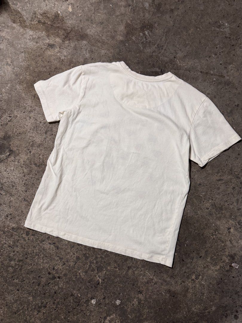 Coach white shirt (Category: Shirts) located in Pasig City. Submitted by dripthrift1600 (Listing ID 1470312664, Image 2). Description: - Coach White Shirt - Good condition - Issue: None - Sizes: M - Dimes: 19x24.