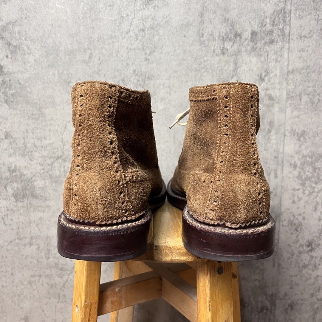 Cole Haan Jayhawker Suede Wingtip Boots (Category: Boots) located in Rodriguez. Submitted by jesssssy23 (Listing ID 1470266793, Image 3). Description: Cole Haan Jayhawker Suede Wingtip Boots Specifications: • Brand/Model: Cole Haan Jayhawker • Size: US Men’s 9.5 (Tag reads 8.5M, fits like US 9.5) • Material: Premium brown roughout suede leather • Construction: 360° Goodyear storm welt (fully resolable) Condition: • Good used condition • Solid lea