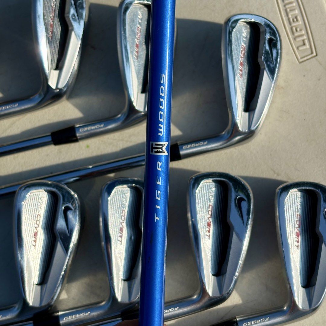 Complete Nike Golf Set + Cleveland Wedge (Authentic) (Category: Golf) located in Porac. Submitted by jerawr09 (Listing ID 1470146347, Image 3). Description: 🔥RUSH / QUICK DEAL: Complete Nike Golf Set + Cleveland Wedge (Authentic) Selling a solid, ready-to-play Golf set for a steal price! Price: ₱10,800 (Quick Sale) 📍 Location: Porac / Angeles / Pampanga (Meetup or Shipping) — SET INCLUDES: 1. NIKE VR_S COVERT FORGED IRONS • 5, 6, 7, 8, Pitching